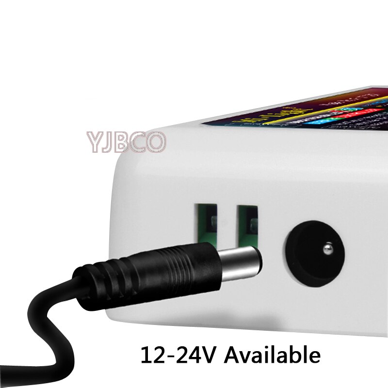Miboxer-fita de led rgb/rgbw, com regulador de intensidade luminosa em 4 zona, 2.4g, wi-fi, ibox 1