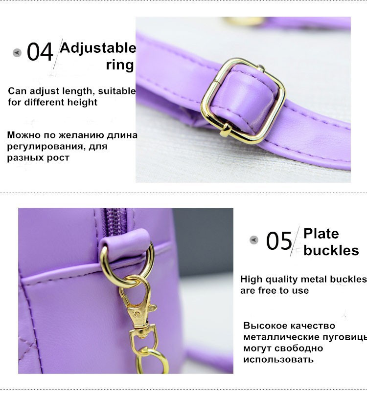 Rivet Chain Shoulder Bag handbags of Shoulder Bag Female Ladies Handbag PU Leather crossbody