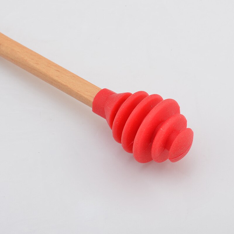 OBR cuillère à mélanger au miel en bois | Manche Long, bâton de mélange de miel en bois, extracteur de miel pour pot de miel, cuillère à remuer réutilisable, outils de cuisine