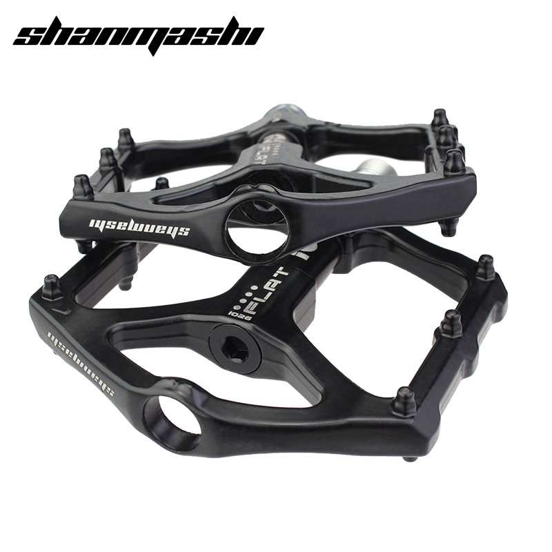 SMS 1026 Bicycle Pedals Aluminum Alloy Integrated Molding Ultralight Wide Non-slip Bearing MTB Road Bike Flat Platform Pedal