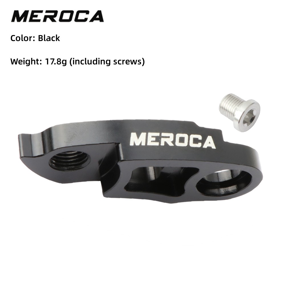 MEROCA-colgador de desviador trasero para bicicleta de montaña, pasador de Cassette, gancho de cola extendida, adaptador de rueda libre para ciclismo: Blanco