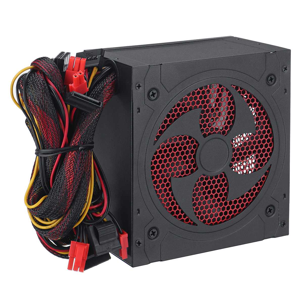 LEORY NEUE 1000W Netzteil passiv PFC Leise Lüfter ATX 20Stift 12V PC Computer SATA Spielen PC Energie versorgung Für Intel AMD Computer