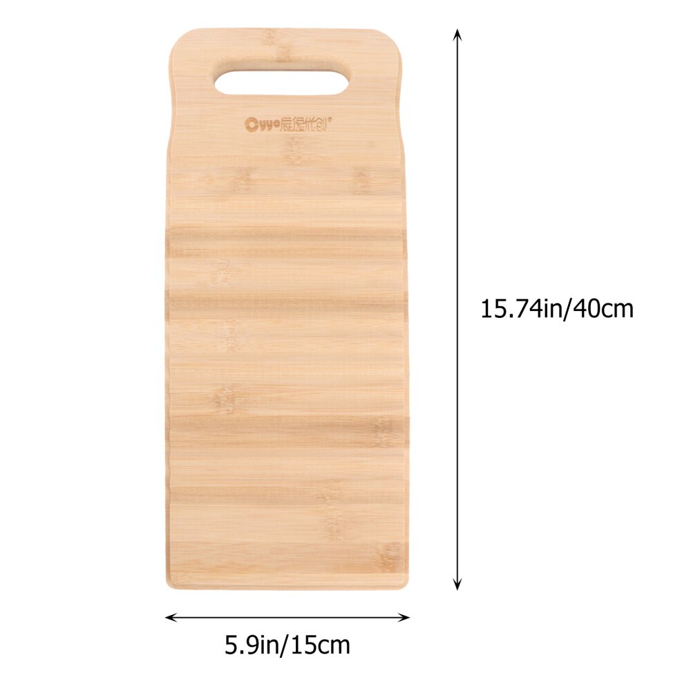 Bamboo Wood Washing Washboard Non-slip Home Washing Scrubbing Board Laundry Board Washboard Hand Wash Board for Home