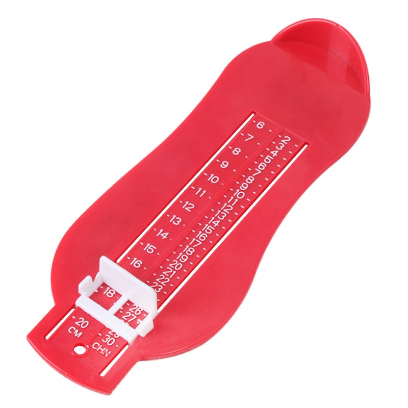 Regla de PIE de bebé de varios colores, dispositivo de medición de longitud, calculadora de zapatos para niños, accesorios de zapatos para bebés, calibrador, herramientas AXP001: 1