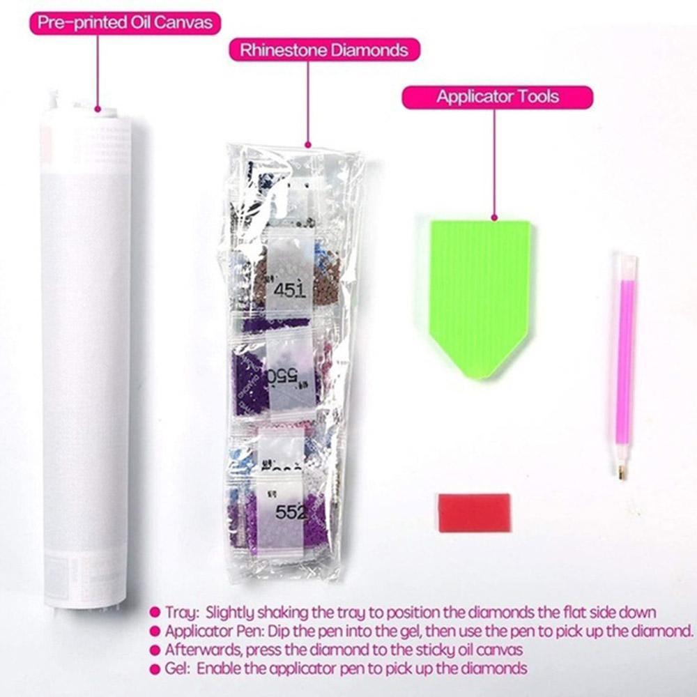 Pintura de diamante redondo/cuadrado completa, bordado de animales de diamantes de lobo solitario, Serie de mosaico, artesanía artística, Diamante de cristal W C9A6