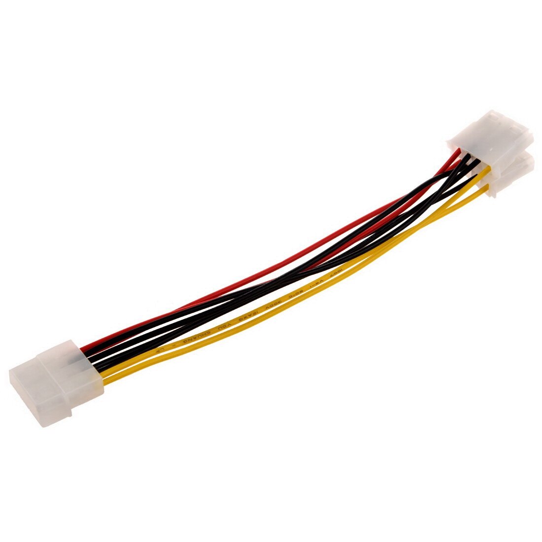 Ordinateur Molex 4 broches alimentation Y répartiteur câble et SATA alimentation femelle à Molex mâle adaptateur convertisseur câble, 6 pouces