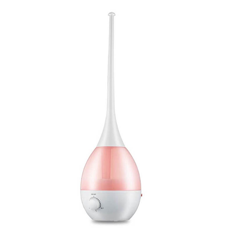 DMWD Floor Type Untrasonic Air Humidifier 3L Capacity Aromatherapy Anion Purifying Air Purifier Household Office Low Noise: Pink