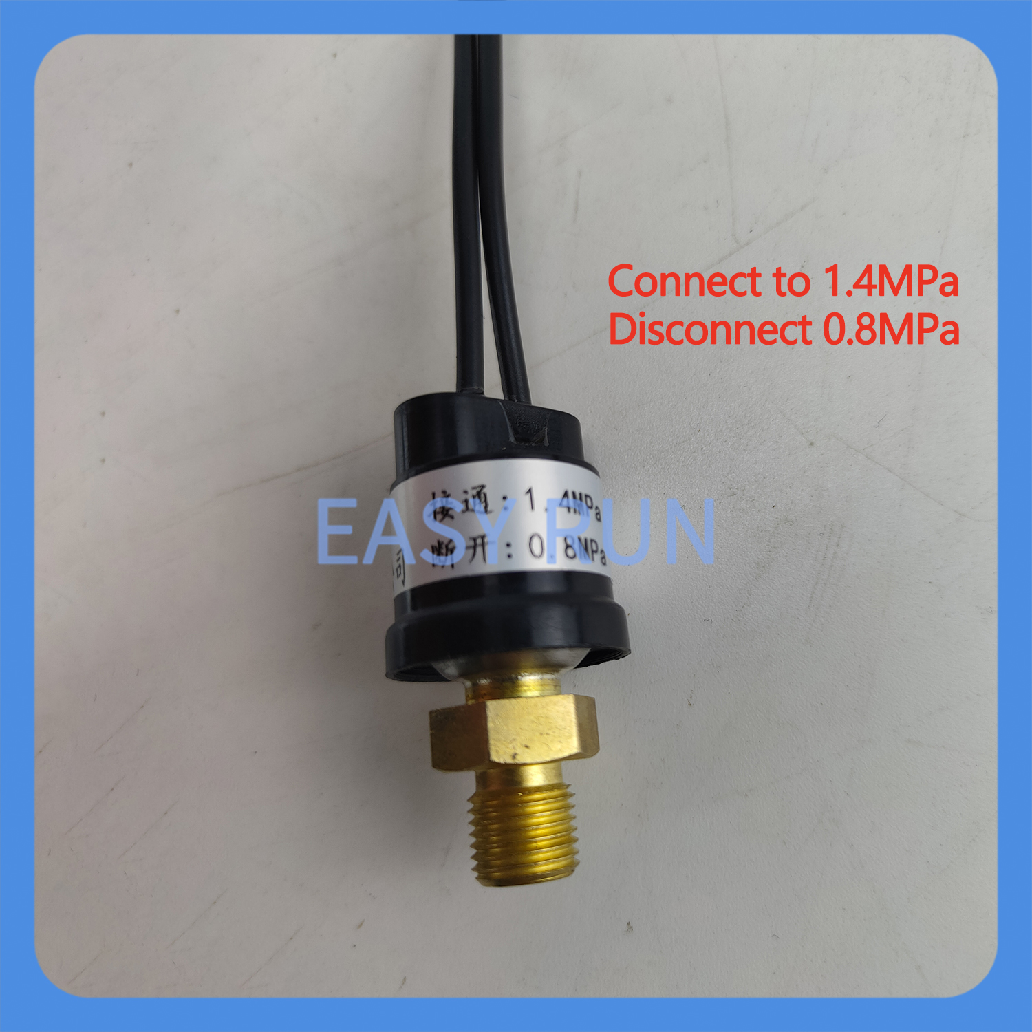 Pressure Switch Oil Pump Alarm Switch Lubrication System Pressure Sensor To Monitor Cut-off And Pressure Loss Thread M10*1: green