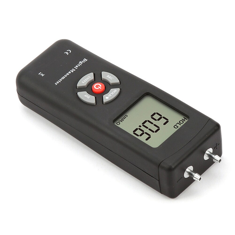 TL-100 Backlight Digital Manometer Battery Powered Pressure Gauge Measuring Tool Testing Portable Tester Electronic LCD Screen