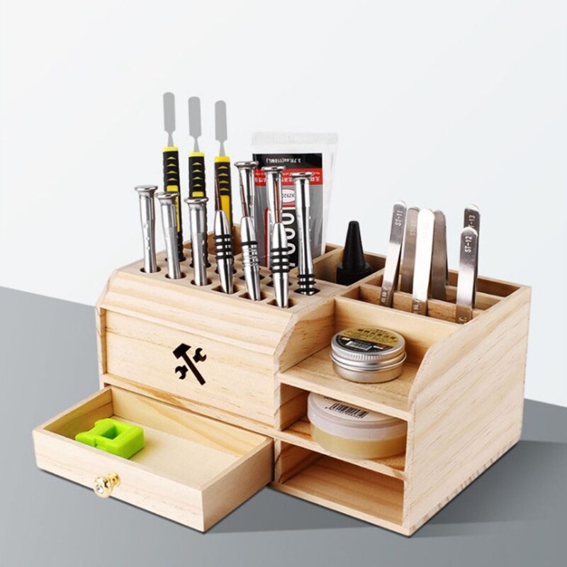 Durable Storage Box Tools Storage Organizer with Drawer Artist Tool Box Sturdy for Tools and Sundries Artist Tool Box