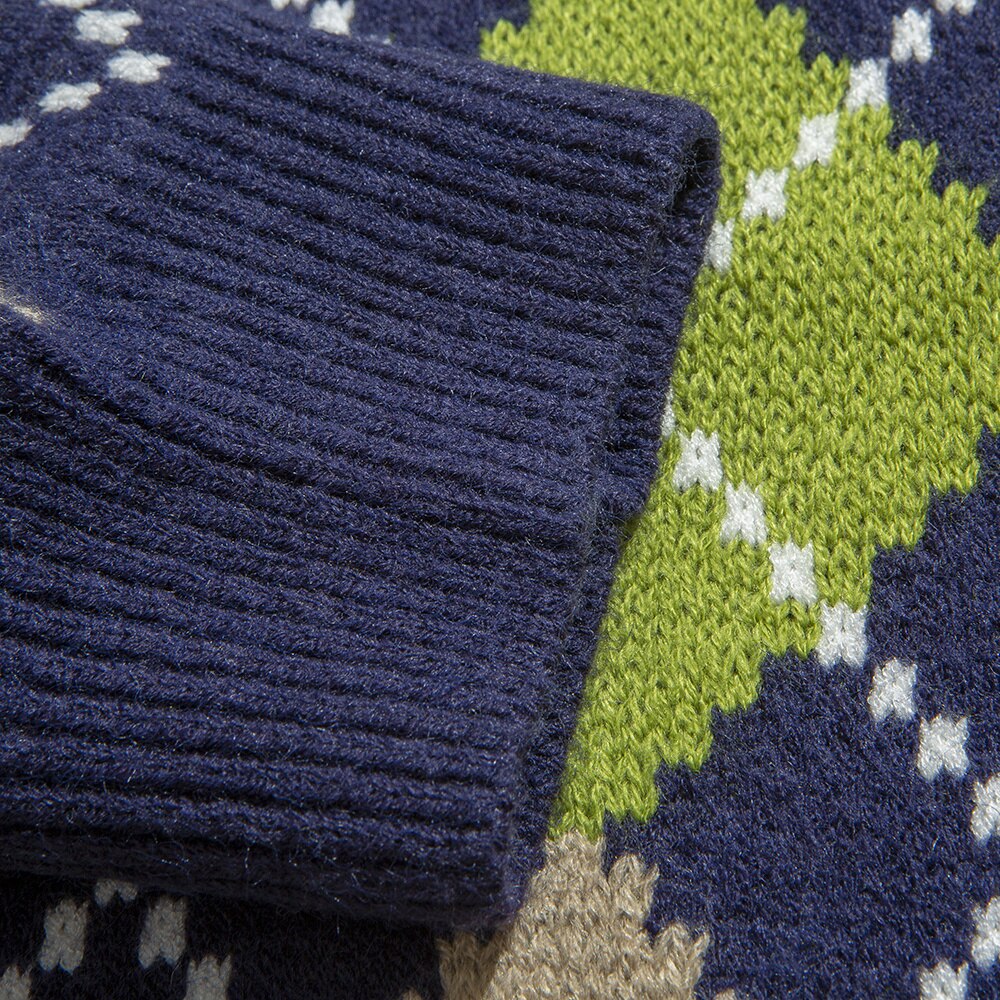 Lindsey seader masculino turtelneck suéteres vintage xadrez praça grade streetwear harajuku outono inverno novo pulôver camisolas masculinas