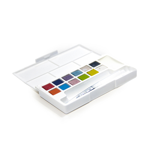 Boîte de peinture en céramique, pigments solides, aquarelle, haute température, 1150 à 1320 degrés Celsius, sous-glaçage, outil de poterie: Default Title