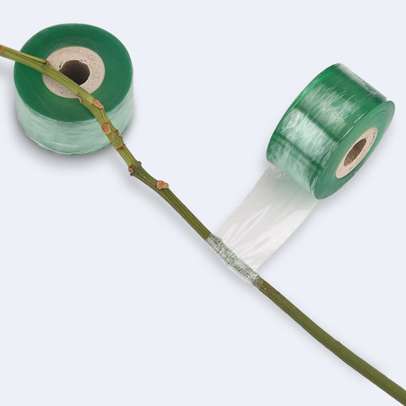 Ruban de greffe en PVC | Rouleau de 2CM x 100M / 1 rouleau, outils de jardinage, sécateur pour arbre à fruits, branche de greffage, ceinture de liaison