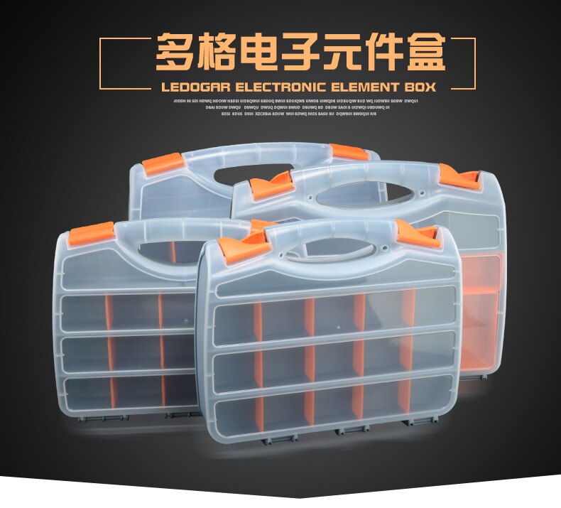 Repair Portable Tool Box Organizer Cabinet Waterproof Plastic Tools Box Caixa Organizadora Screw Storage EA60GX