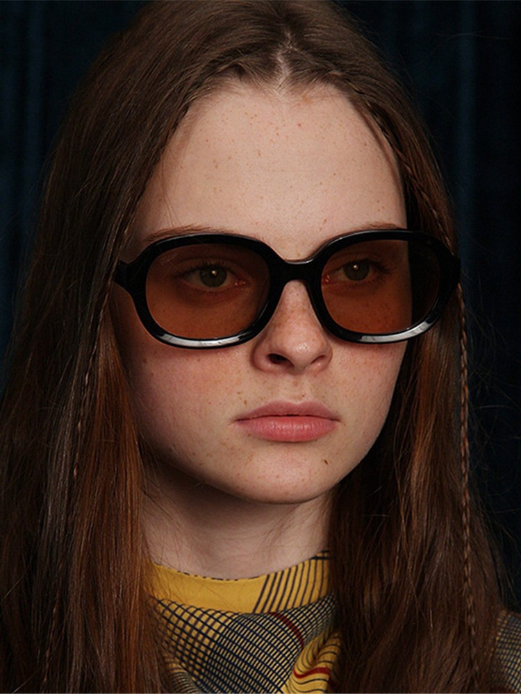 Gafas De Sol ovaladas cóncavas Vintage para mujer, gafas De Sol De Retro De a la para mujer, gafas De Sol redondas Vintage De Hip Hop De