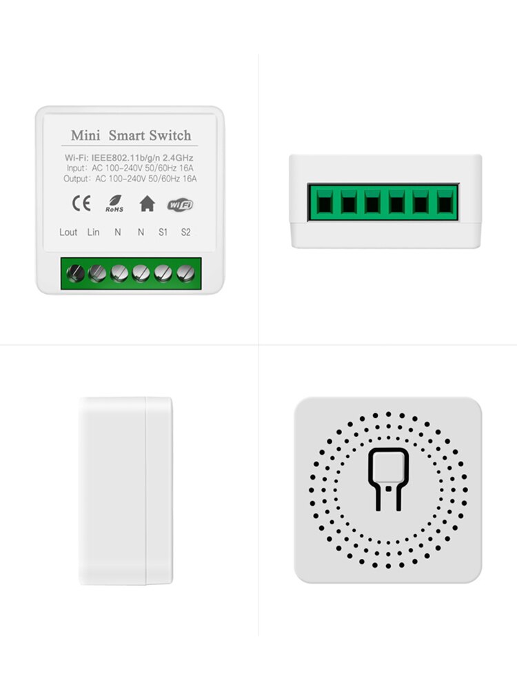 Tuya Smart Switch16A Wifi For Mobile Smartlife APP Timing / Voice Control Work With Yandex Alice Alexa Google Home Assistant
