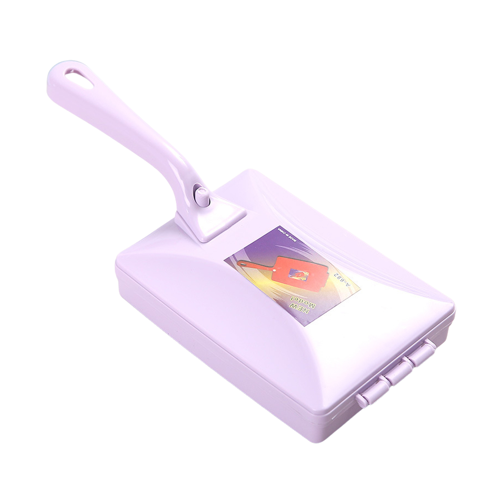Carpet Brush Sweepers Handheld Double Brush Head Sofa Bed Pet Hair Debris Crumb Dirt Furry Cleaner Roller Home Cleaning Tools: PURPLE