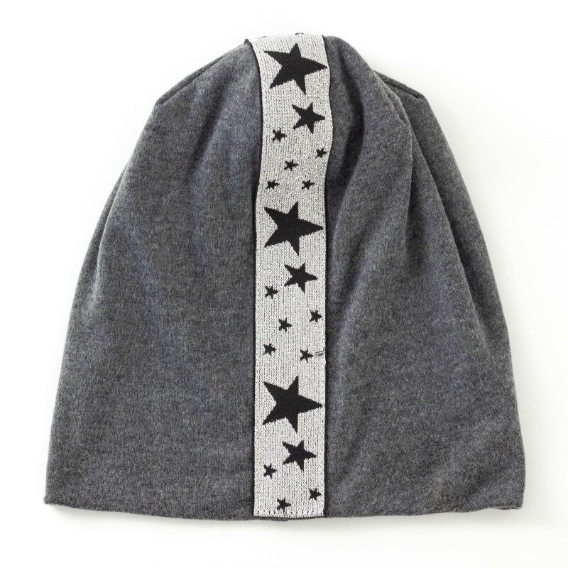 Pure Cashmere Hats for Women Winter Beanie Casual Warmer Comfortable Knitted Cap Patchwork Female Bonnets main image 1