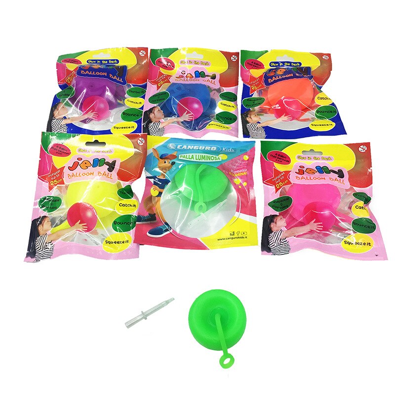 Boule à bulles gonflable remplie d'air doux pour enfants ballon gonflable jouet de fête amusant ballons colorés en dehors du sport enfant jouer jouet doux