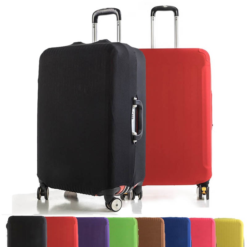 Simple Travel Suitcase Cover Elastic Thick Luggage Dust Protective Case Travel Accessories