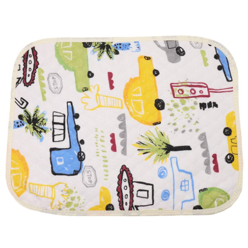Baby Nappy Changing Pad Cotton Ecologic Diaper Changing Table Cartoon Baby Waterproof Mattress Bed Sheet Infant Change Mat Cover: Car world
