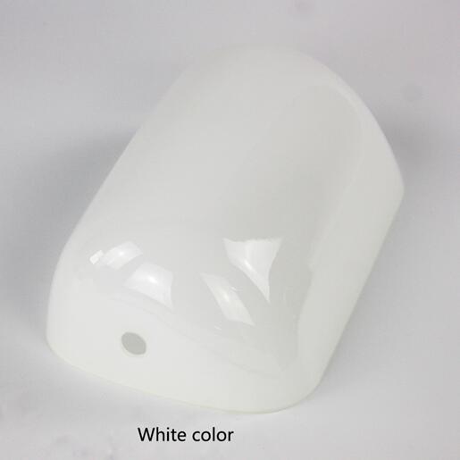 Cubierta de lámpara banquero de cristal de color verde/azul/ámbar/Blanco/Pantalla de Cristal de lámpara de banquero: white