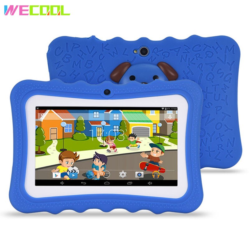 Wocool A61 Tablet PC para niños 7 pulgadas Android Tablet Quad Core 8GB 1024x600 pantalla niños educación juegos Xmax de Cumpleaños PAD