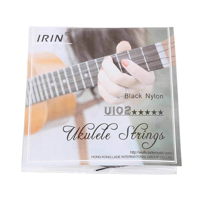 4 sztuk/zestaw czarny nylon struny ukulele wymiana część dla 21 Cal 23 Cal 26 Cal instrument strunowy dla ukulele części robić gitary