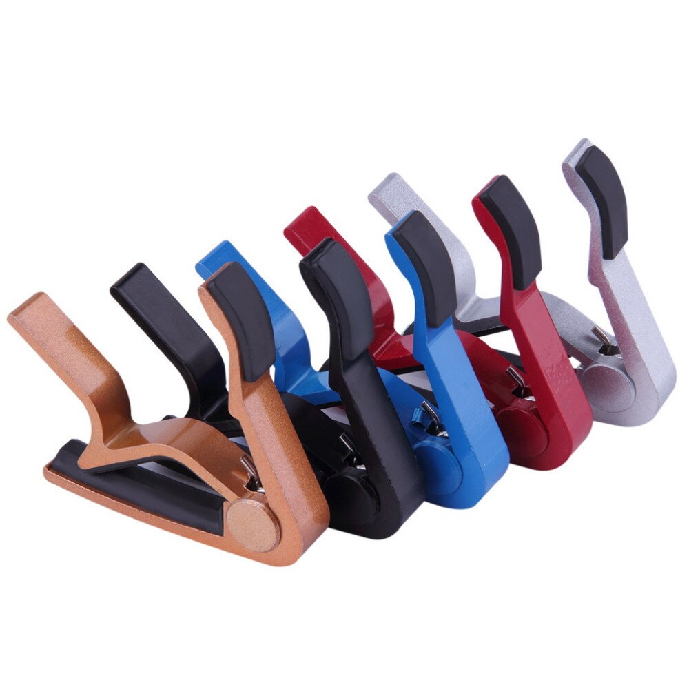 Quick Change Guitar Jaw Capo Clamp for Electric and Acoustic Tuba Guitar Trigger Release Capo Guitar For Tone Adjusting