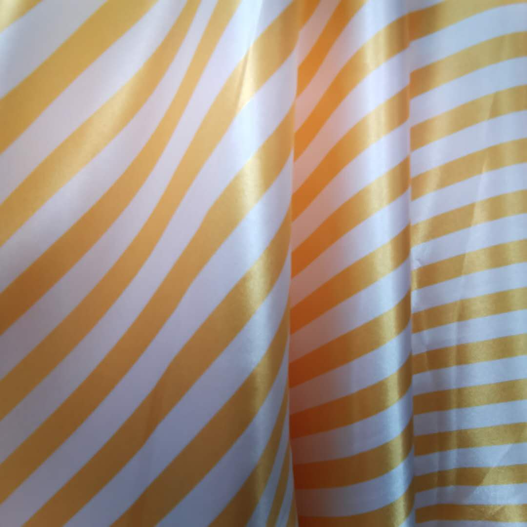 Bånd stribe blankt stof trykt charmeuse stof polyester tilda håndværk tørklæde materiale satin stoffer: 4
