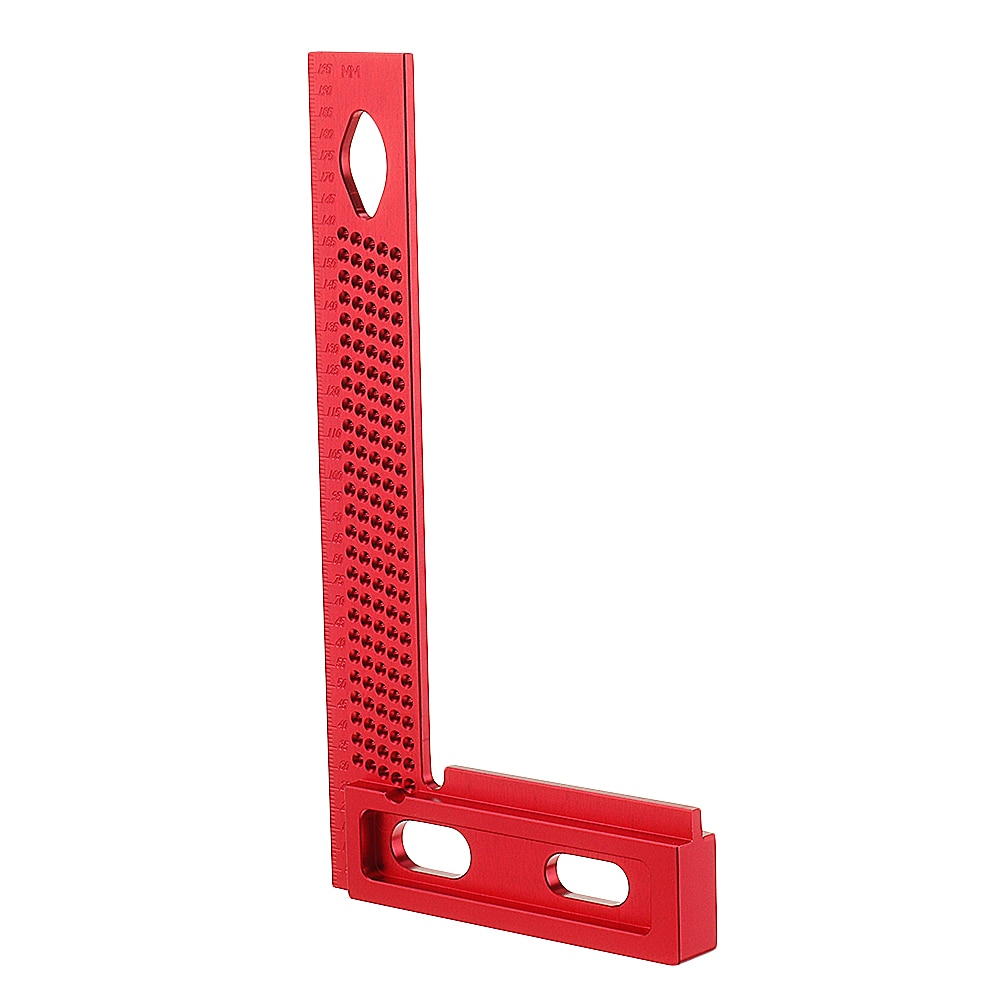 Snijliniaal L-type, Meetinstrument Van Aluminiumlegering Hardware-accessoire Metalen Ambachtelijke Veiligheidsliniaal Voor Lengtemeting(30cm