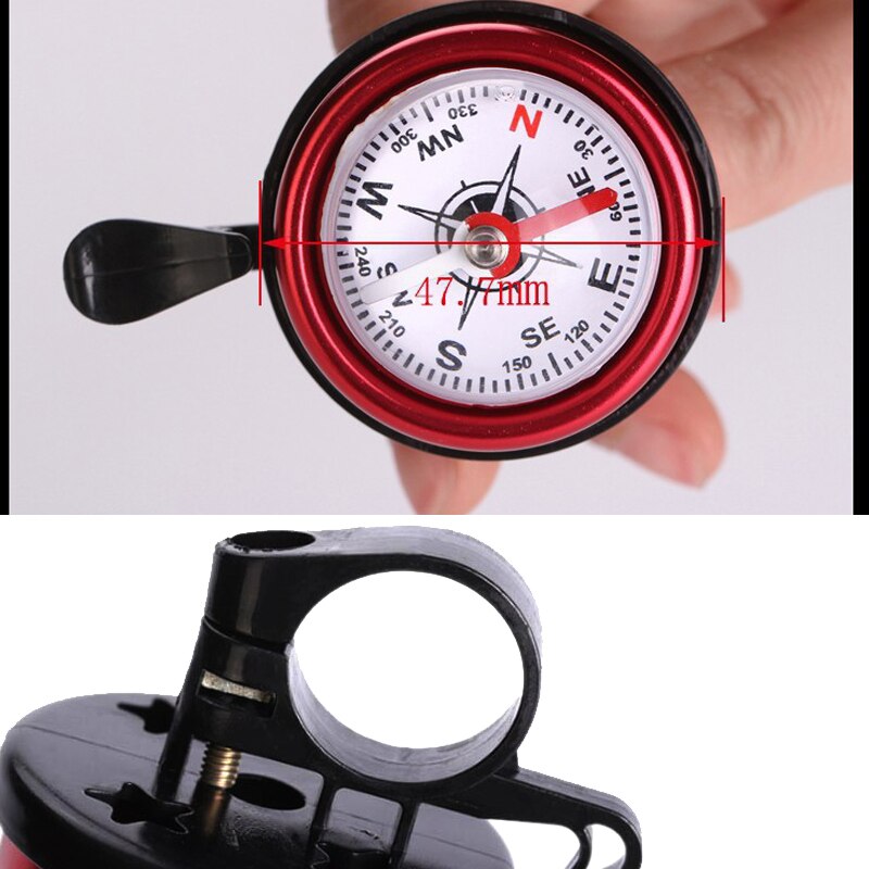 Bike Bicycle Invisible Bell Aluminum Loud Sound Compass Handlebar Safety Bell XR