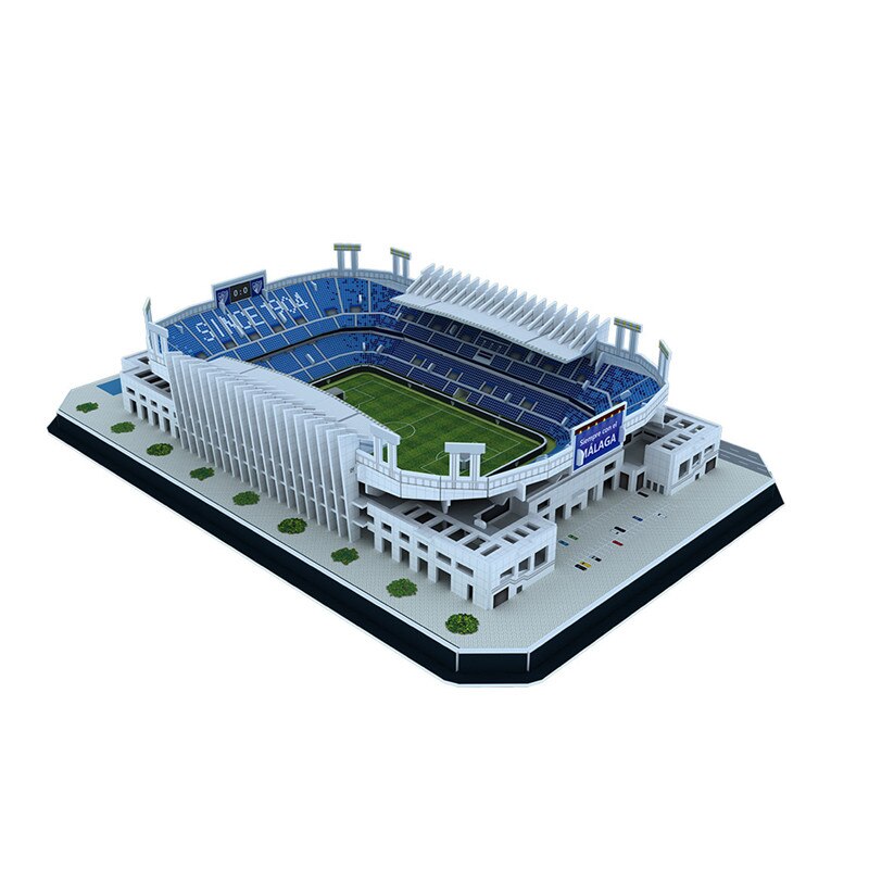 3D three-dimensional Puzzle World Football Stadium children's Puzzle DIY spell insert Toy Learning Educational Games Toys: 157LA