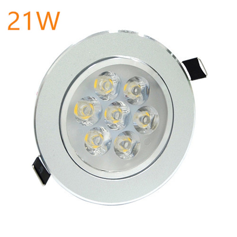LED Downlight Dimmable LED lumière plafond Spot 6w 9w 12w 15w 21w 27W 36W 45W AC110-220V plafond encastré lumières éclairage intérieur