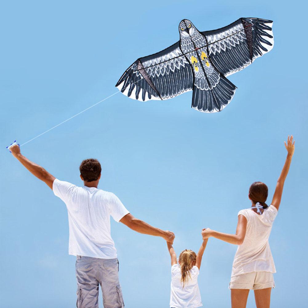 Emulatie Vliegende Drive Vogel Kite Licht Gewicht Te Monteren Vogel Vlieger Voor Tuin Yard Farm