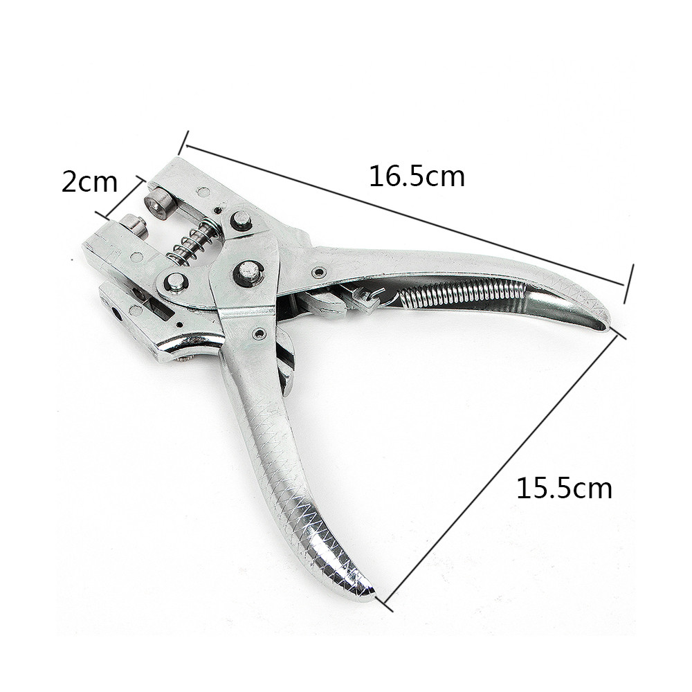 Sanbest Plier Cloth Punch Eyelet Button Leather Card Shoe Grommet Bag Belt Setter Rivet Snap Canvas Household Pincer AT00007