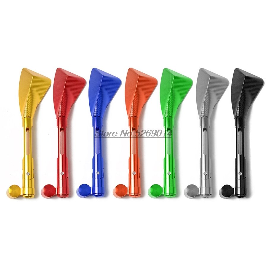 CNC Bearbeitung Prozess Aluminium Motorrad Spiegel Seite spiegel für Motorrad Rückspiegel Spiegel Cafe Racer Xvs 650 Royal