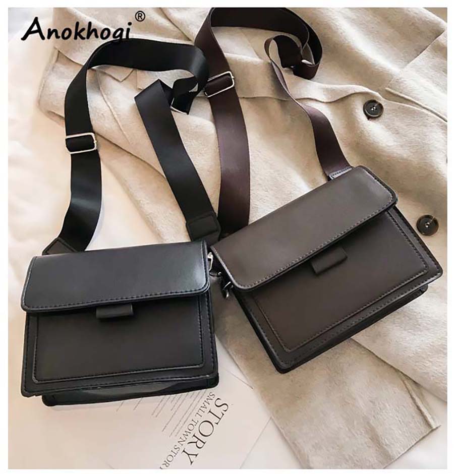 Superfície lisa clássico moda feminina bolsa de couro de qualidade casual cor sólida estilingue um ombro saco