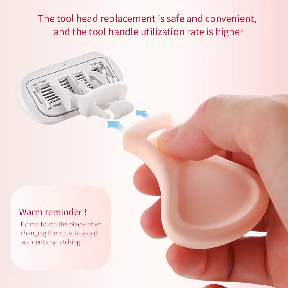Maquinilla de afeitar de seguridad para mujer, 1 Uds., cuchillas de afeitar Manual de acero inoxidable para Barba, pelo corporal B Ikini, afeitadora de axilas y muslos, afeitado portátil