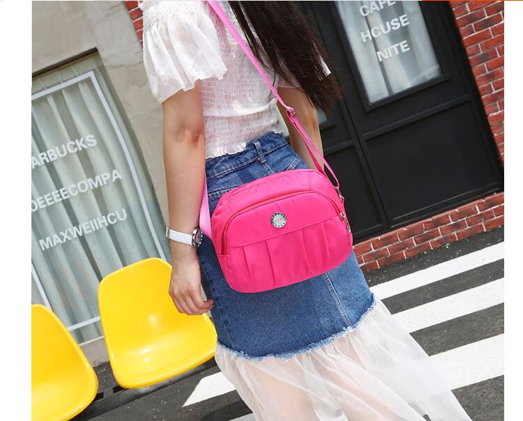 Vrouwelijke Nylon Tas Vrouwen Portemonnees En Handtas Waterdichte Schouder Lady 'S Travel Crossbody Messenger Bags Casual Handtas