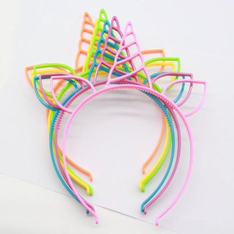 6 pçs unicórnio bandana bebê menina acessórios de cabelo headbands para meninas festa decoração do chuveiro do bebê festa festiva suprimentos do bebê presentes