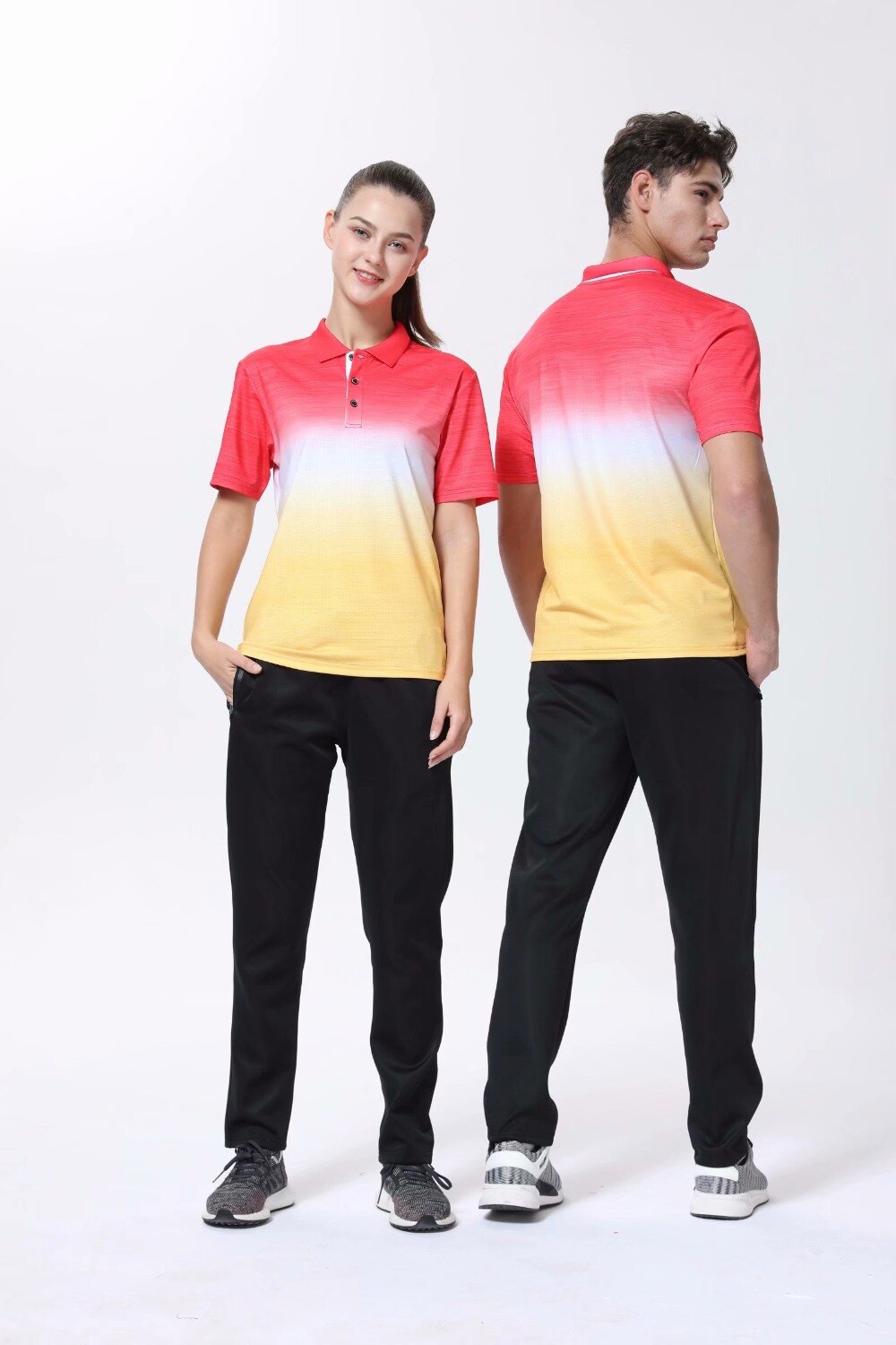 Sport Shirt Badminton Shirts Men Tennis Shirts Male Table Tennis Tshirt Quick Dry Fitness Sports Training Gym Tshirts