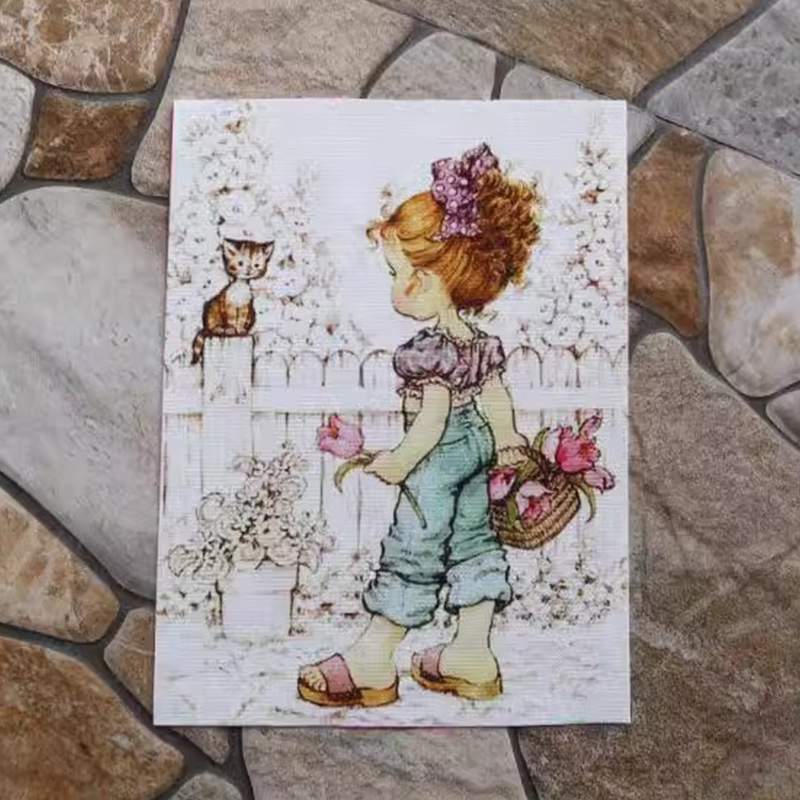 Tela de algodón teñida a mano para niña pequeña, tejido de posicionamiento acolchado para bolso de costura, monedero, 15x20cm: Verde