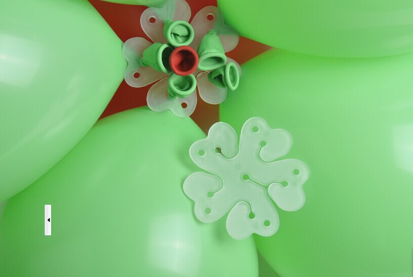 20 stks/partij Opblaasbare toy Seal Clip globos Accessoires Pruim Bloem Clip Bruiloft Verjaardag ballon speelgoed