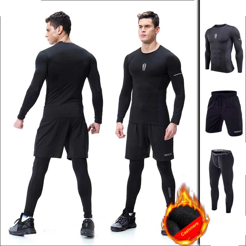 Ensemble Sous-Vêtements Thermiques Enfant - Legging Et T-shirt Compression - Pour Sport, Course, Froid - Garçon Et Fille