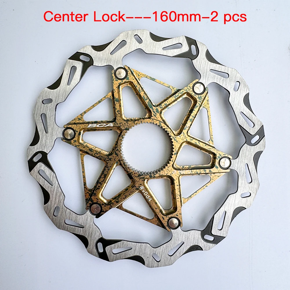 Fahrradbremsscheibe YOD4 6-See Center sperren 160 mm 180 mm 203 mm / 1,95 mm Fahrradbremsscheiben Rennrad MTB Scheibenbremsen: Schwarz