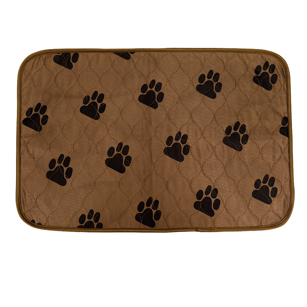 Coussin d'urine réutilisable pour chien, tapis lavable pour animaux de compagnie, absorbant l'urine, respirant, tapis d'entraînement pour chiens, housse de siège de voiture: Dark Brown / 80X90cm