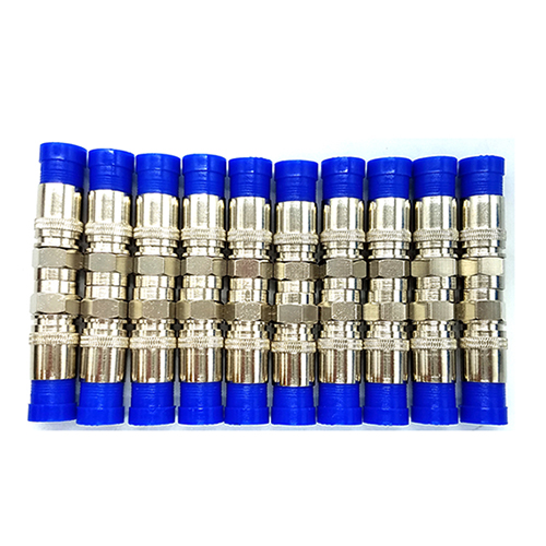 Coax Cable Crimper Coaxial Compression Tool Kit RG59/RG6 Cable TV Crimping Tool Set Wire Stripper with 20 F Heads Connectors: 20PC RG6 F Heads