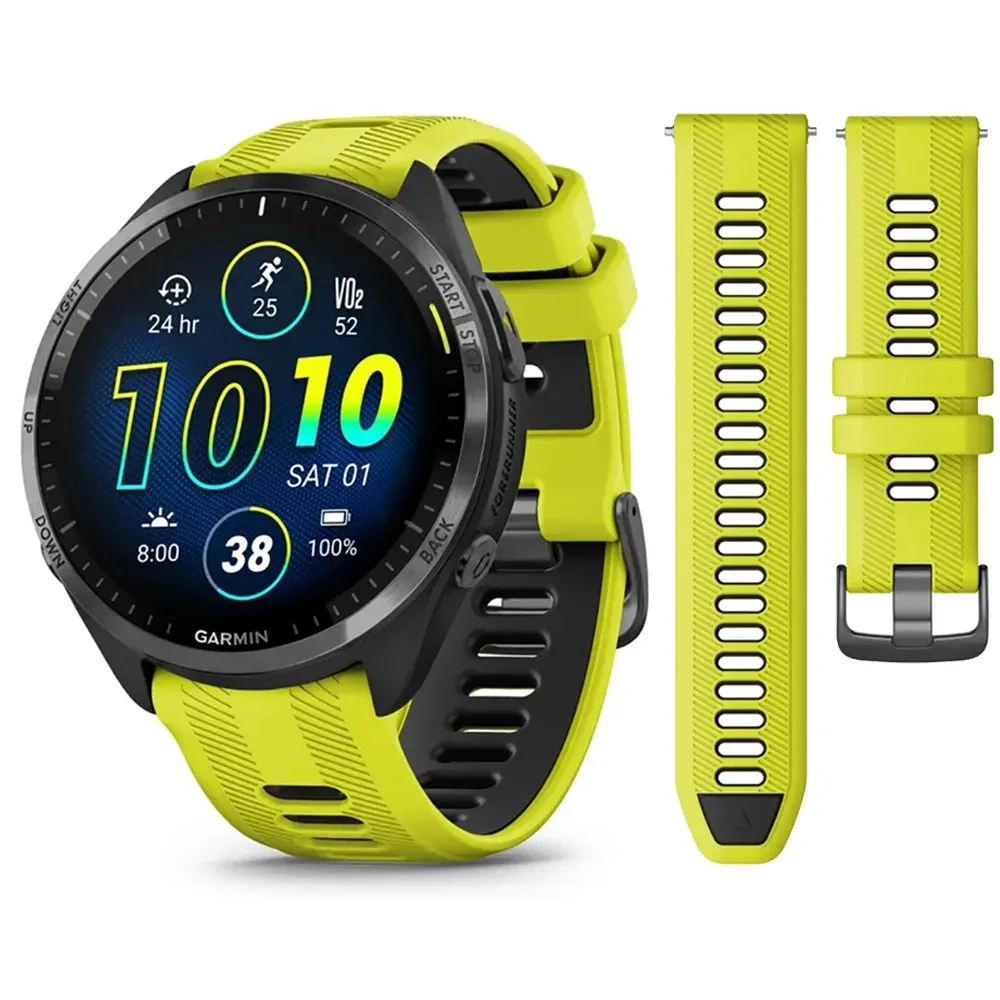 Sports silikone rem til garmin forerunner 965 955 solar 945 935 745 rem urrem udskiftning armbånd