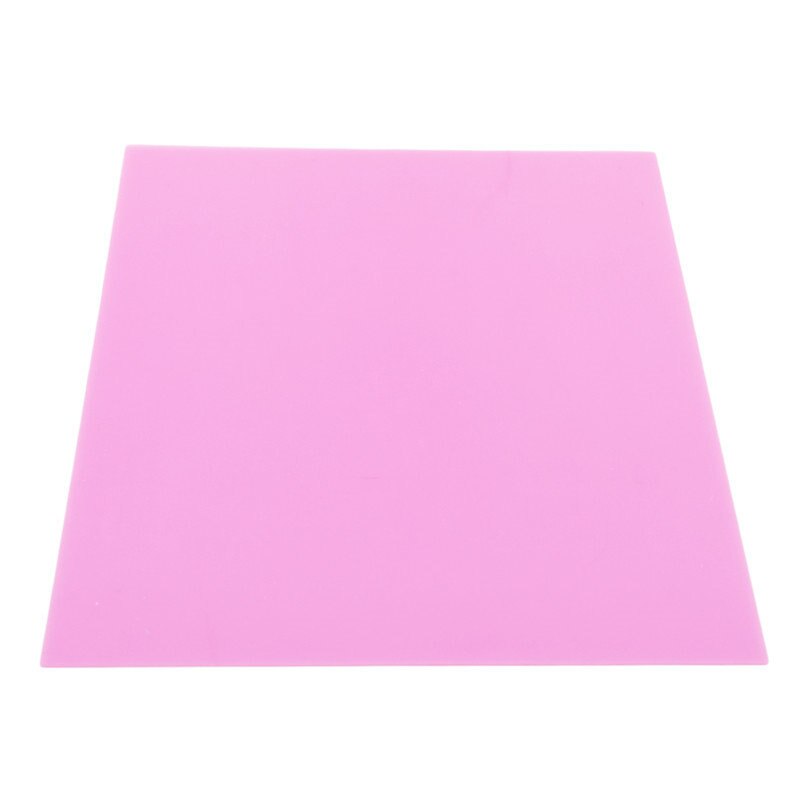 PVC hoja de plástico de colores hoja transparente modelo Kits de construcción para niños adultos en tamaño 200*300mm espesor 0,3mm: Transparent pink